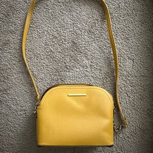 Steve Madden Yellow Crossbody Bag with Adjustable Strap